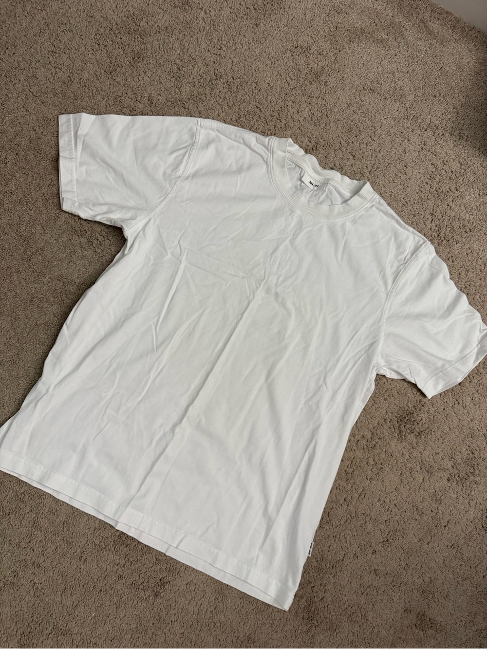NN.07 Classic White Crew Neck Men’s T-Shirt